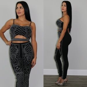 Essex crystal jumpsuit
